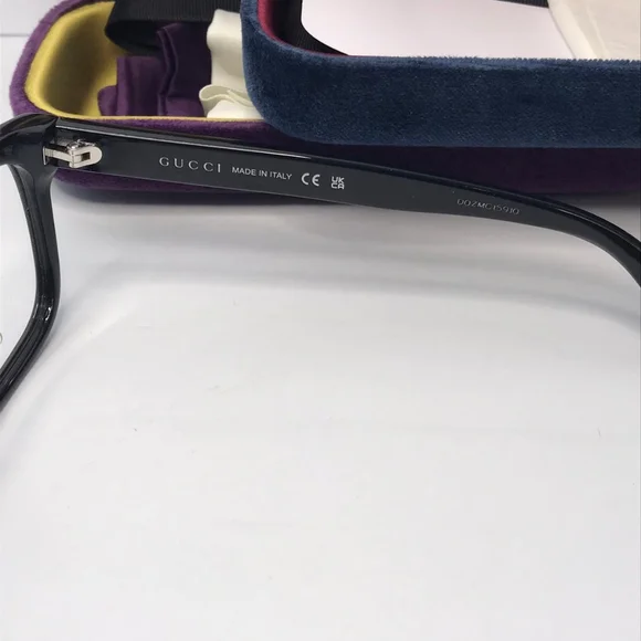 💯 Original GUCCI GG1117O FLAT TOP FRAMES IN BLACK